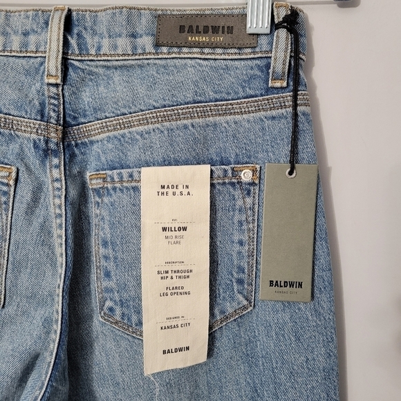 Baldwin Willow Mid Rise Flare in Condor Wash NWT - Picture 10 of 12